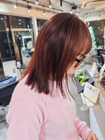 エイス 梅田 中津(Ace)&nbsp;きりっぱなしボブ　ローズピンクカラー