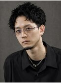 スパイキーショート×ルーズショート×ピンパーマ×men's