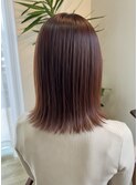 タッセルボブ×髪質改善ストレート
