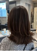 20代30代/大人かわいい/くびれレイヤー/髪質改善/トリートメント
