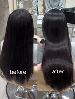 アッドバイケンジ(Add.. by KENJE) ロングヘアでもここまでまとまる◎艶ストレート