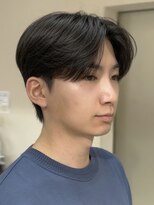 ノラキチジョウジ(NORA KICHIJOJI) 韓国マッシュショートセンターパートツーブロックダウンパーマ