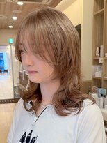 オリーブスバイネオリーブ(Olive's by neolive) レイヤーカット、ミルクティーベージュ