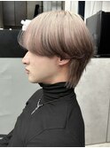 【GEEKS渋谷】シースルーマッシュウルフ/エンドカラー/韓国風