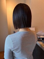 エイム ヘア リンク 長津田店(eim hair rink)&nbsp;切りっぱなしボブ/タッセルカット/ミニボブ【長津田/髪質改善】