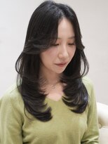 バイオレットジェム(Violet`jem)&nbsp;ハッシュカットレイヤーカット小顔ヘアかきあげバングRI-108
