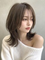 ベル 新宿(Belle)&nbsp;レイヤーウルフ/シースルーバング/くびれヘア/ミントカラー