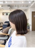 顔まわりレイヤーボブ