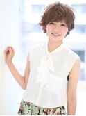 くせ毛風ショート