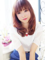 ヘア ジュレ ドゥ(hair jurer deux)&nbsp;【ヘアジュレドゥ 松田】 シースルーバング☆愛されセミディ