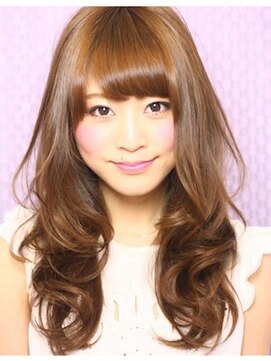 ビューイースト 亀戸 錦糸町(VIEW EAST) 大きく揺れるカールが魅力のロングヘア