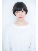 ネイビー艶カラー♪小顔マッシュショートY浦和20代30代40代