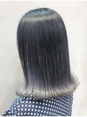 グレーハイライトグラデーション_クールショート_ba310751