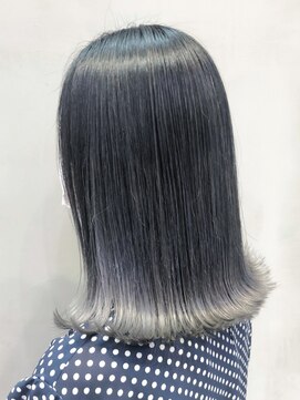 アルバム 銀座(ALBUM GINZA) グレーハイライトグラデーション_クールショート_ba310751