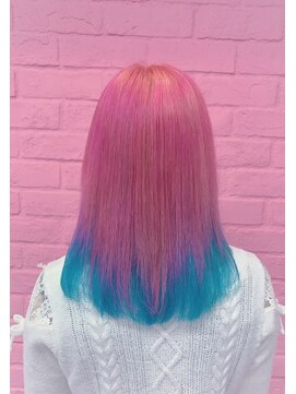 キャンディーシロップ(Candye Syrup) ピンク×水色