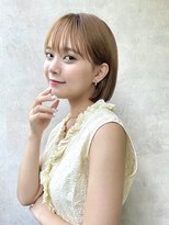 メゾンドイギー(MAISON de IGGY)&nbsp;ぷつっと丸みボブ＊イメチェン/チェリーブラウン/ダークアッシュ