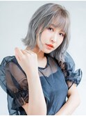 『ROWEN』シルバーアッシュ×ショートボブ×イルミナ