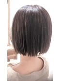 切りっぱなしボブ