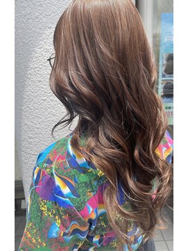 カペリベラ CapelliBella 香里園店 オレンジ×ベージュ/10代20代/夏カラー