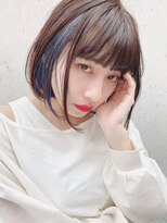 テテ(tete.)&nbsp;大人ぱっつんボブ×お洒落イヤリングカラー