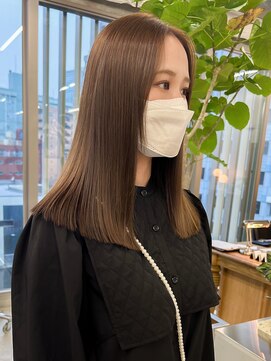 ノエ(noe) 【髪質改善カラー】シアーベージュ