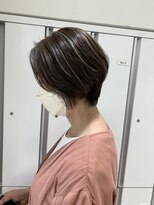 フェイス 伊勢原(FACE。) 30代40代50代60代 ショート白髪ぼかしハイライト5