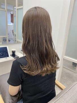 フレーム ヘア ルーム 天王寺駅前店(FRAME hair room) くすみベージュ