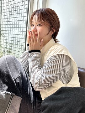 ネオリーブアイム 横浜西口店(Neolive aim) 切りっぱなしボブ アレンジ 顔周りカット【横浜】k