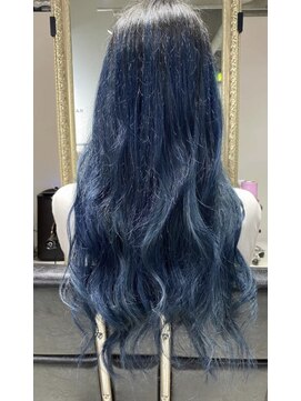 アモル 高田馬場店(Amor) ブルーブラックロング
