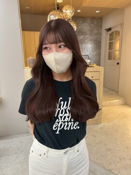 ボタン テンジン(VOTAN tenjin) ラベンダーピンク/顔周りカット/韓国ヘア/天神