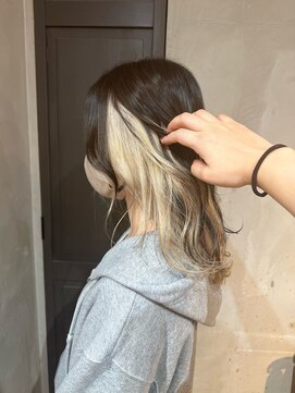 アクト 三鷹店(ACT) インナーカラー ホワイトブロンズ