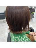 ○切りっぱなし×オレンジブラウン○