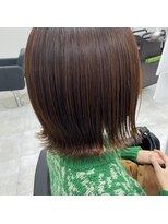 アオアクア バイ グルグル 小岩店(ao akua by GULGUL)&nbsp;○切りっぱなし×オレンジブラウン○