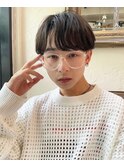 【お客様ヘア】メンズ大人気スタイル!シースルーマッシュ 黒髪