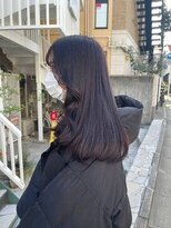 ガリカ 渋谷(Gallica)&nbsp;【mami】大人かわいいラベンダーグレーブリーチなしダブルカラー