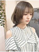 ミントベージュ/髪質改善カラー/小顔カット＆韓国ヘア