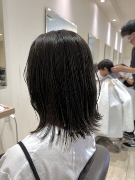 ラ ミューズ ヘアー(La mju:z hair) 赤みとお別れ!オリーブグレージュ(a)