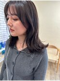 大人可愛い外ハネミディアム20代30代