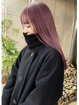 イェン(Yen.)&nbsp;ピンクカラー/ハイトーンロング/暖色カラー