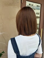 ココカラヘアー ニコ(cococara hair nico)&nbsp;チョコレートブラウン/ミディアムボブ/透明感/暖色系カラー