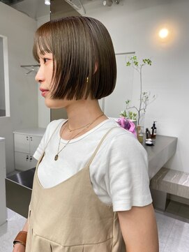 ステン(sten) ミニボブ/切りっぱなしボブ/ストレートボブ/ショートボブ
