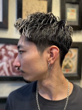 ヒロギンザ 仙台名掛丁店(HIRO GINZA) 仙台 アップバングショート バーバー