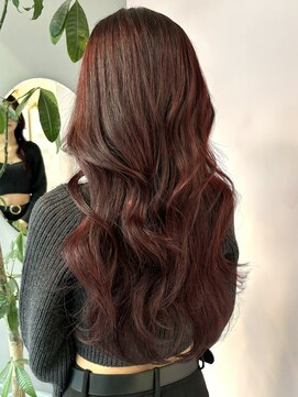 クム(kumu) 【kumu】ブリーチなし暖色系カラー/カシスワインレッド/ボルドー