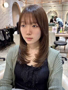 ロンド エスポワール 錦糸町(Lond espoir) ◯ミニウルフレイヤーカット顔周りカット前髪カット韓国ロング9