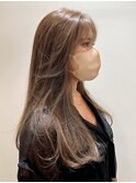 透明感３Dハイライトカラー＊レイヤーカット＊顔周りレイヤー
