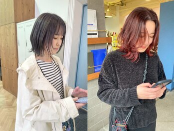 ティムヘアー(tim hair)の写真/顔周りの絶妙なニュアンス◎結ぶだけで可愛いヘアに！自宅での再現性を考えたカットで可愛さをキープ♪