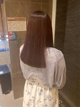 ヘアリゾート粋 トゥジュ 池袋東口店(tujuh) 艶ストレートロング/髪質改善/マロンブラウン