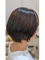 フィルアップヘア (fill up Hair)&nbsp;大人可愛い◎秋ブラウン髪質改善カラーショートボブ