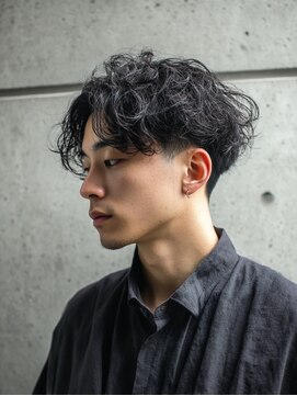 キャンバス バイ ネオリーブ 横浜西口(Canvas by neo.) マッシュ/スパイラル/センターパート/ニュアンスパーマ/横浜