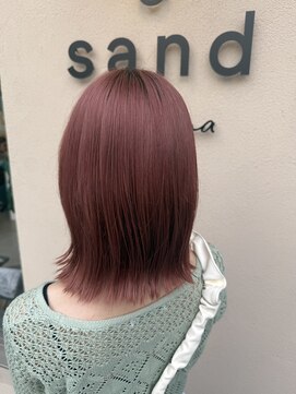 サンド 鹿児島中央(sand) ワンブリーチピンク